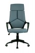 Кресло для персонала Riva Chair RCH 8989+Чёрный пластик/Серая ткань - 1