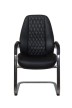Конференц-кресло Riva Design Chair Orso-SF F385 черная кожа - 1