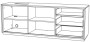  Тумба опорная обвязка BT, фасады BT, правая / NZ-0201.BT.BT.R /  1700x450x620 обвязка BT, фасады BT, правая - 1