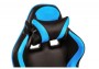 Геймерское кресло Woodville Racer черное / голубое - 6