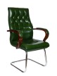 Конференц-кресло Norden Боттичелли CF P2338B-L09 leather зеленая глянцевая кожа