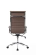 Кресло для руководителя Riva Hugo RCH 6002-1SE коричневая экокожа - 4
