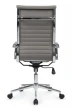 Кресло для руководителя Riva Hugo RCH 6002-1SE серая экокожа - 4