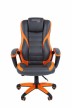 Геймерское кресло Chairman game 22 серый/оранжевый - 1