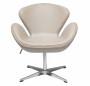 Дизайнерское кресло SWAN CHAIR латте - 1