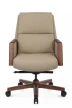 Кресло для руководителя Riva Design Franco-M B2415-1 светло-бежевая кожа - 1
