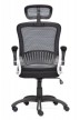 Кресло для персонала TetChair Mesh-2 ткань черная - 3