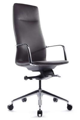Кресло для руководителя Riva Design Chair Plaza FK004-A13 тёмно-коричневая кожа