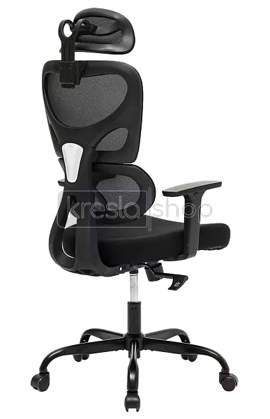 Кресло для персонала Everprof Skill EP-skill-mesh-black черная сетка, черная ткань - 3