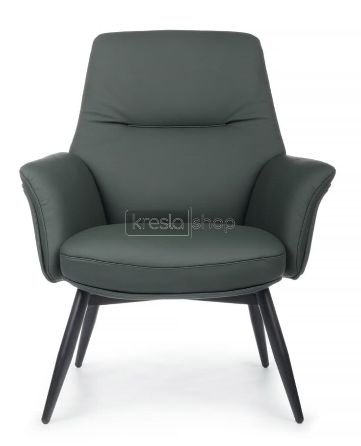 Конференц-кресло Riva Design Batisto-ST C2018 зеленая кожа - 4