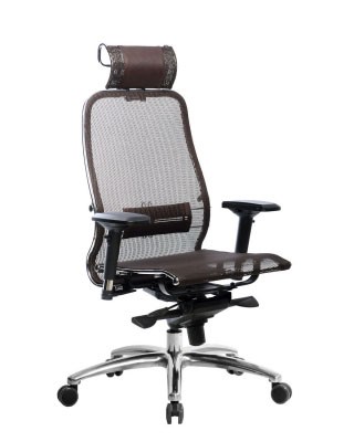 Кресло для руководителя Метта Samurai S-3.04 коричневый