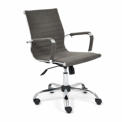 Кресло для персонала TetChair URBAN-LOW серый флок